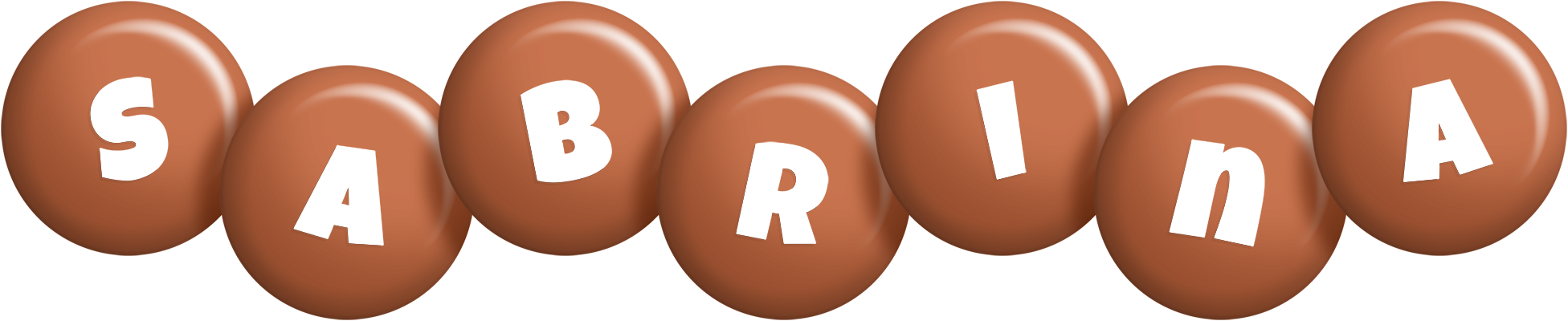 Sabrina candy-brown logo