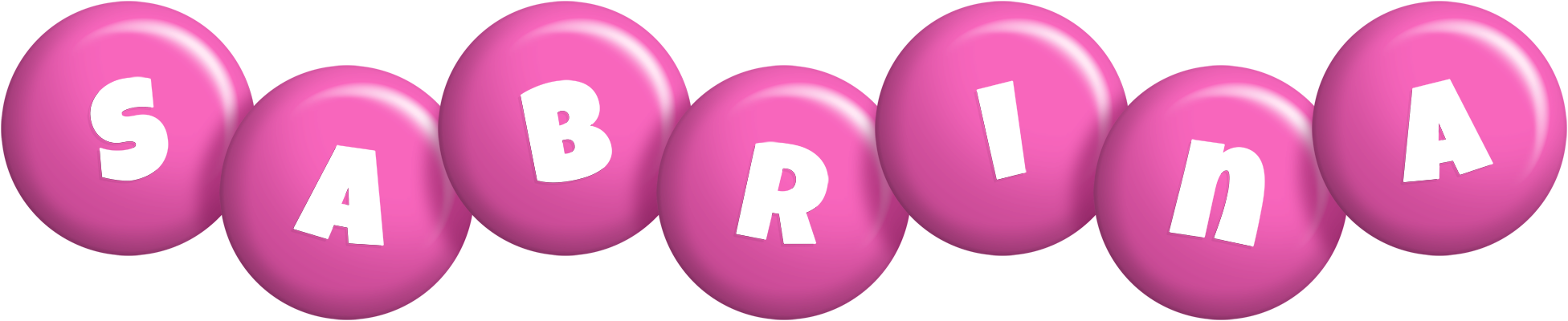 Sabrina candy-pink logo
