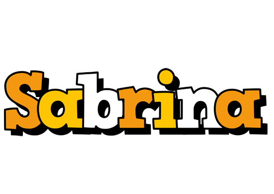 Sabrina cartoon logo