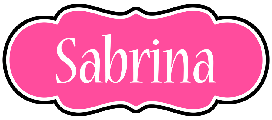Sabrina invitation logo