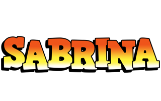 Sabrina sunset logo