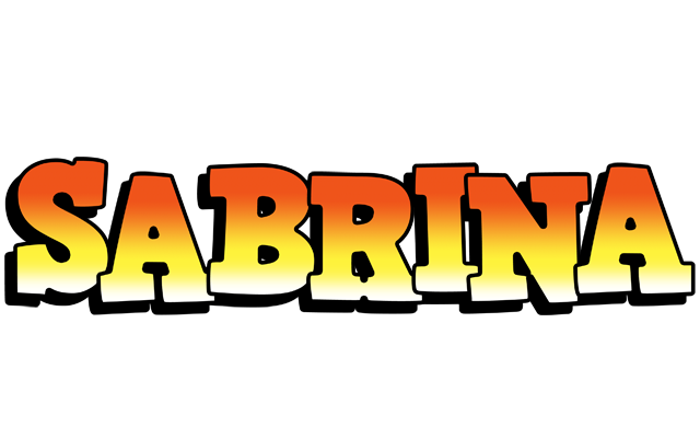 Sabrina sunset logo