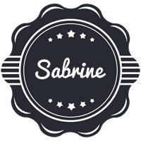 Sabrine badge logo