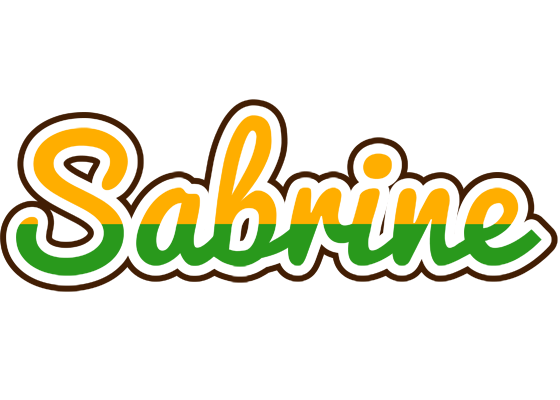 Sabrine banana logo