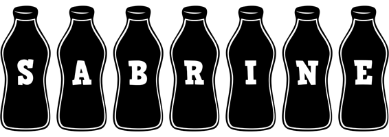 Sabrine bottle logo