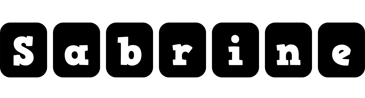 Sabrine box logo