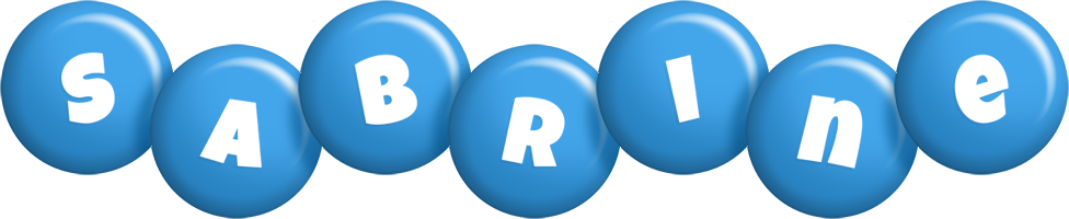 Sabrine candy-blue logo