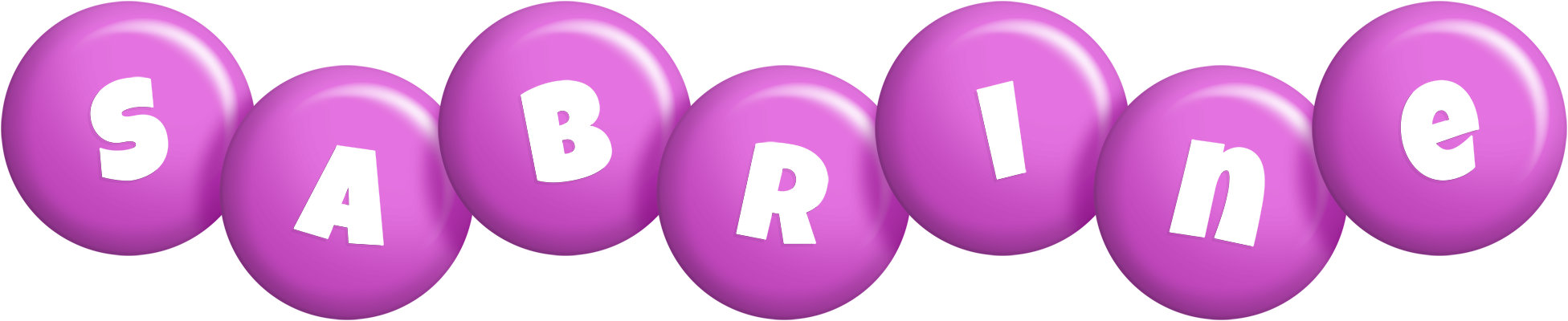 Sabrine candy-purple logo
