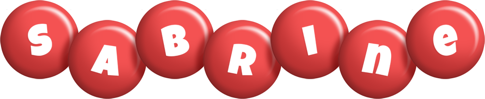 Sabrine candy-red logo