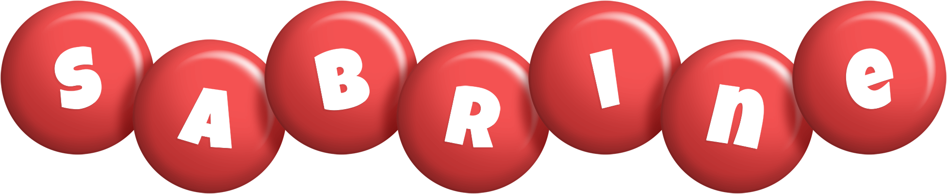 Sabrine candy-red logo
