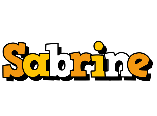 Sabrine cartoon logo