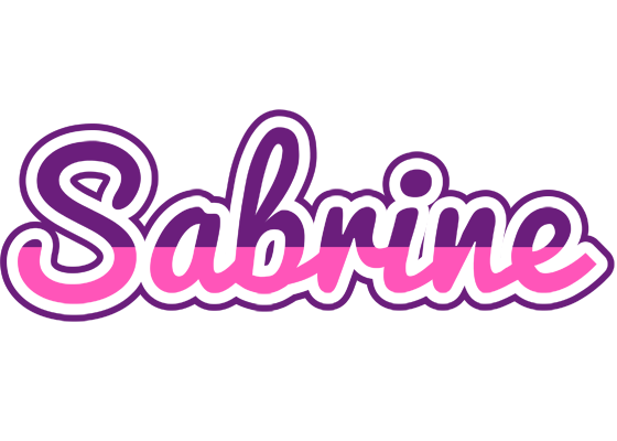 Sabrine cheerful logo
