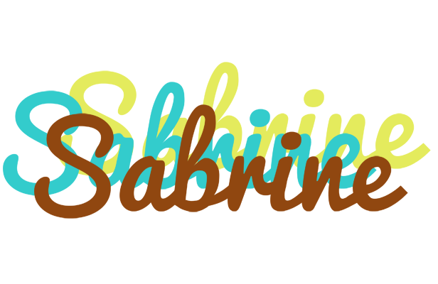 Sabrine cupcake logo