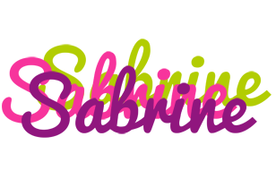 Sabrine flowers logo