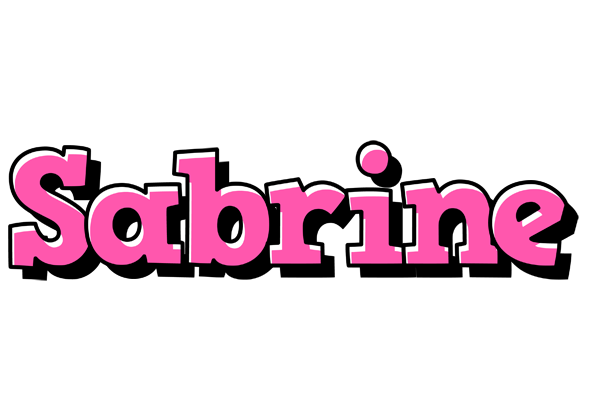 Sabrine girlish logo