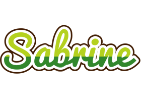 Sabrine golfing logo