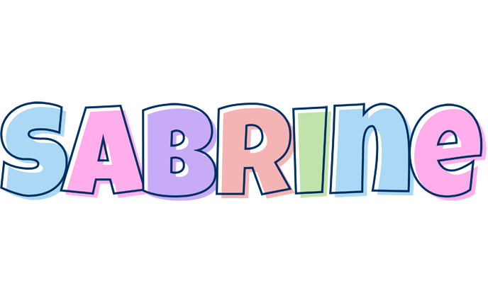 Sabrine pastel logo