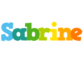Sabrine rainbows logo