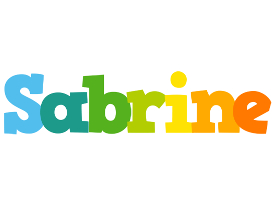 Sabrine rainbows logo