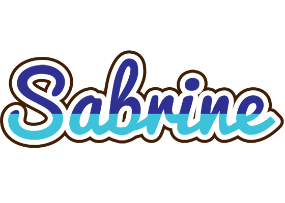 Sabrine raining logo