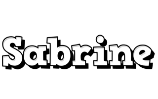 Sabrine snowing logo