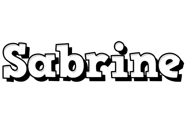 Sabrine snowing logo