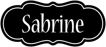 Sabrine welcome logo