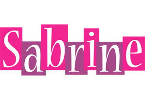 Sabrine whine logo