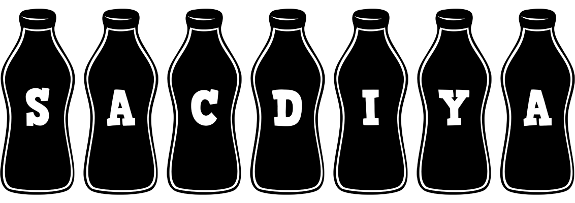 Sacdiya bottle logo