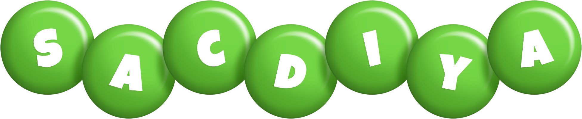 Sacdiya candy-green logo