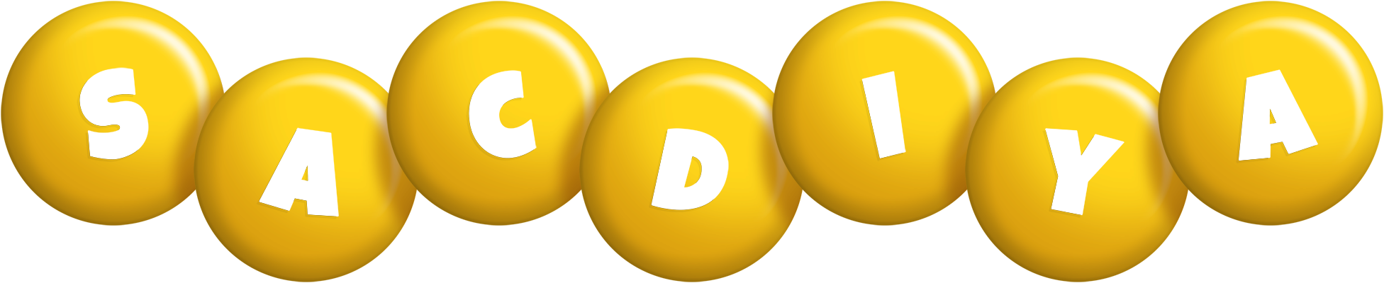 Sacdiya candy-yellow logo