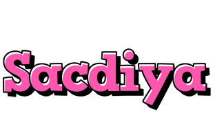 Sacdiya girlish logo