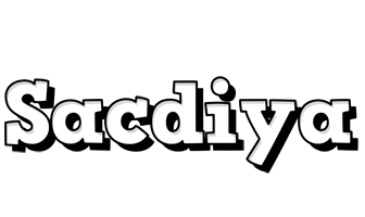 Sacdiya snowing logo