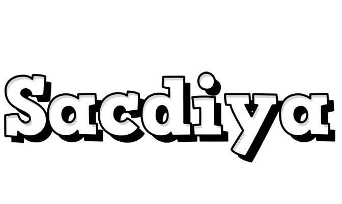Sacdiya snowing logo