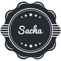 Sacha badge logo
