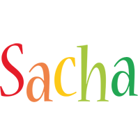 Sacha birthday logo