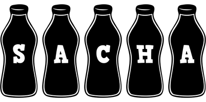 Sacha bottle logo