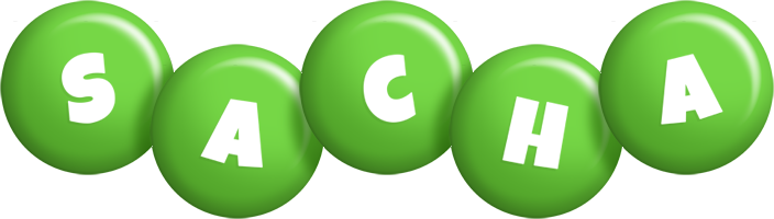 Sacha candy-green logo