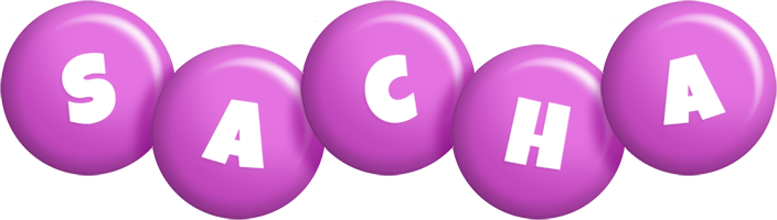 Sacha candy-purple logo