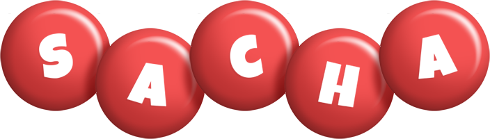 Sacha candy-red logo