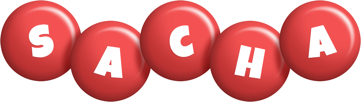 Sacha candy-red logo