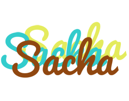 Sacha cupcake logo