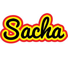 Sacha flaming logo