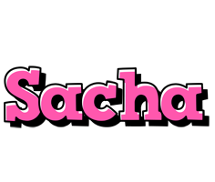 Sacha girlish logo