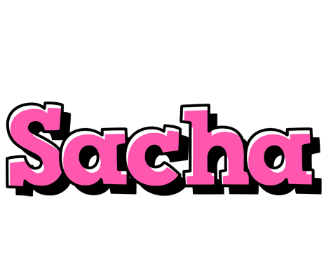 Sacha girlish logo