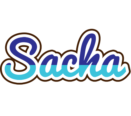 Sacha raining logo