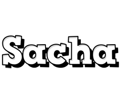 Sacha snowing logo