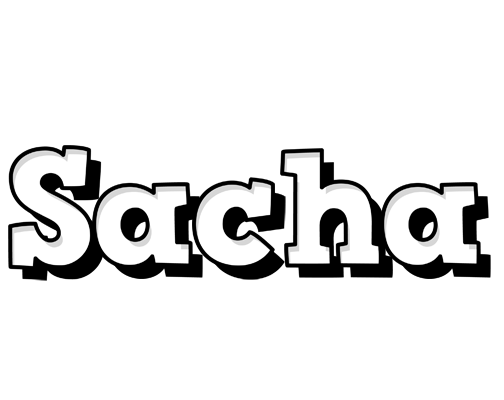 Sacha snowing logo