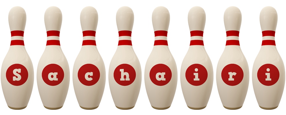 Sachairi bowling-pin logo