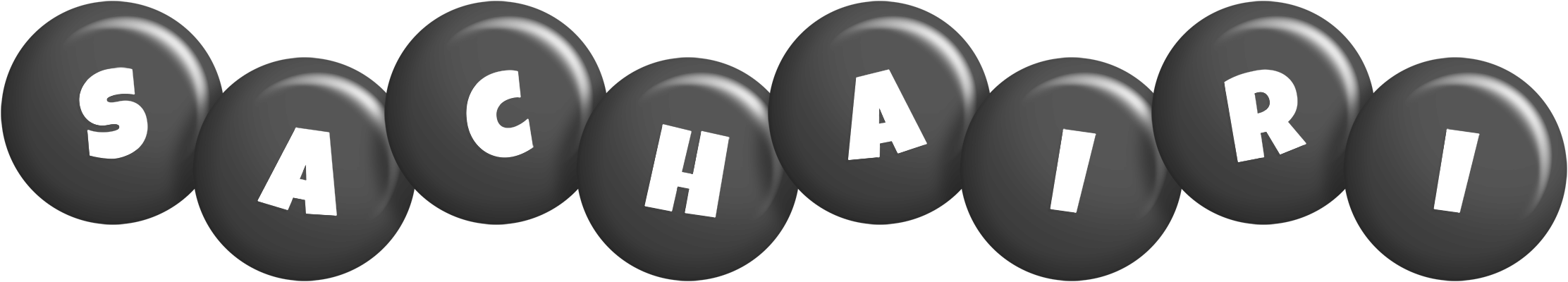 Sachairi candy-black logo